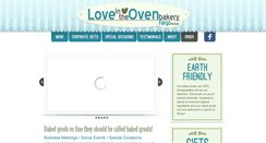 Desktop Screenshot of loveintheovenbakery.com
